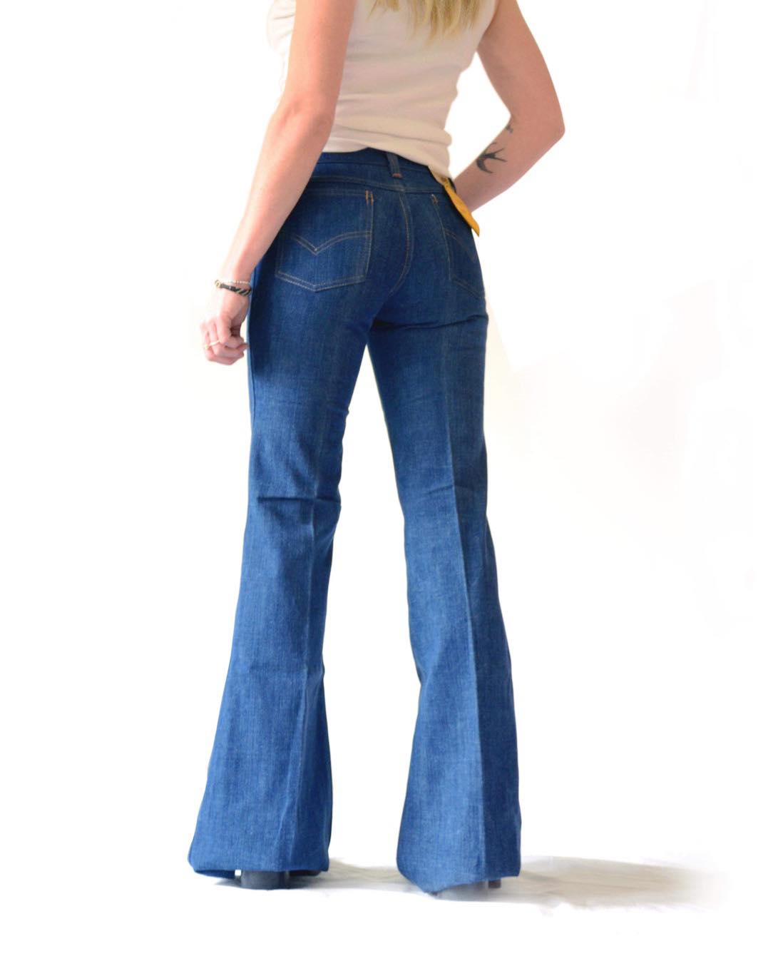 Vintage deadstock 70s offers denim bell bottoms