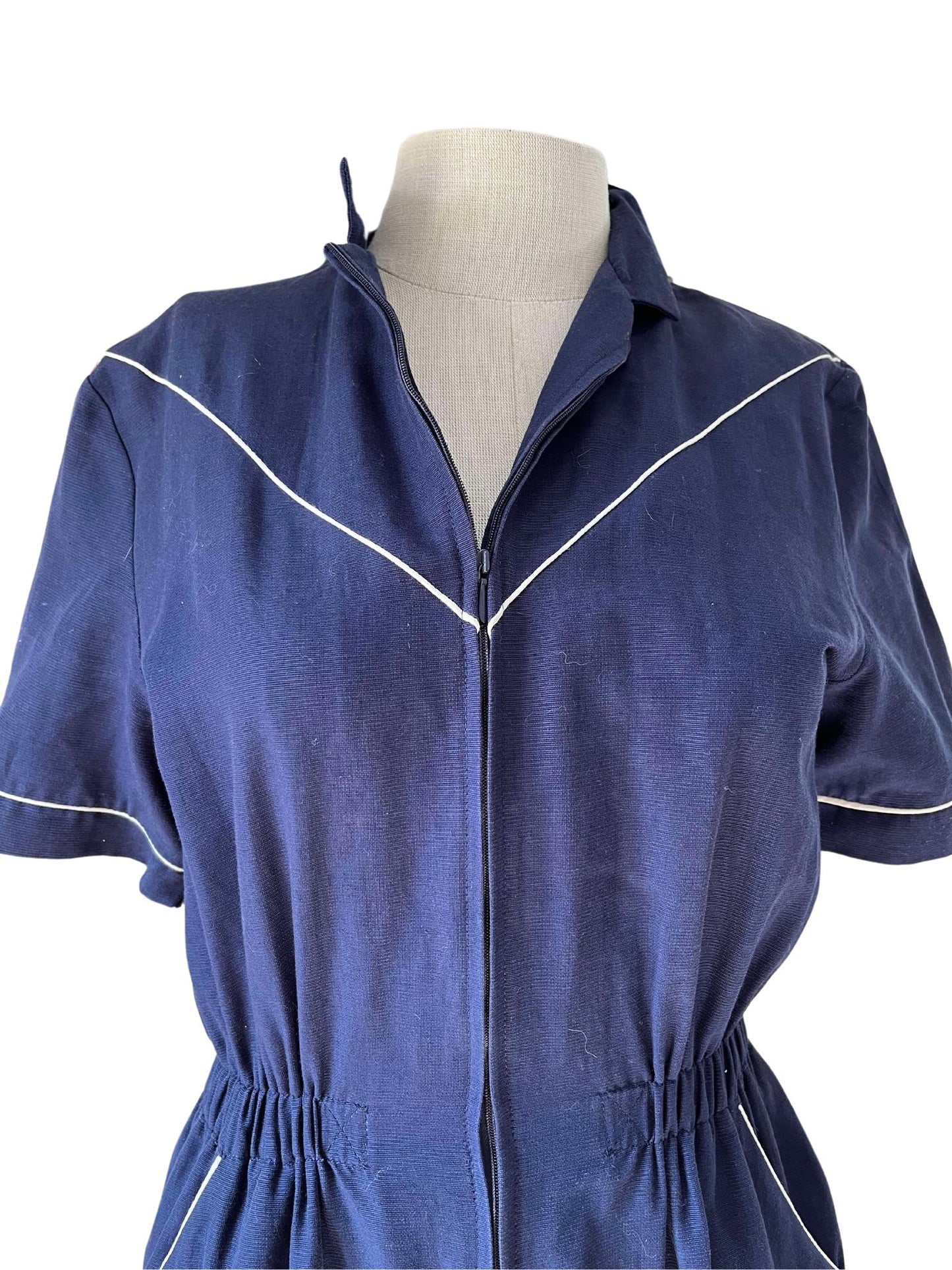 Vintage 70s 80s jumpsuit coverall boiler suit by DOTS size 40