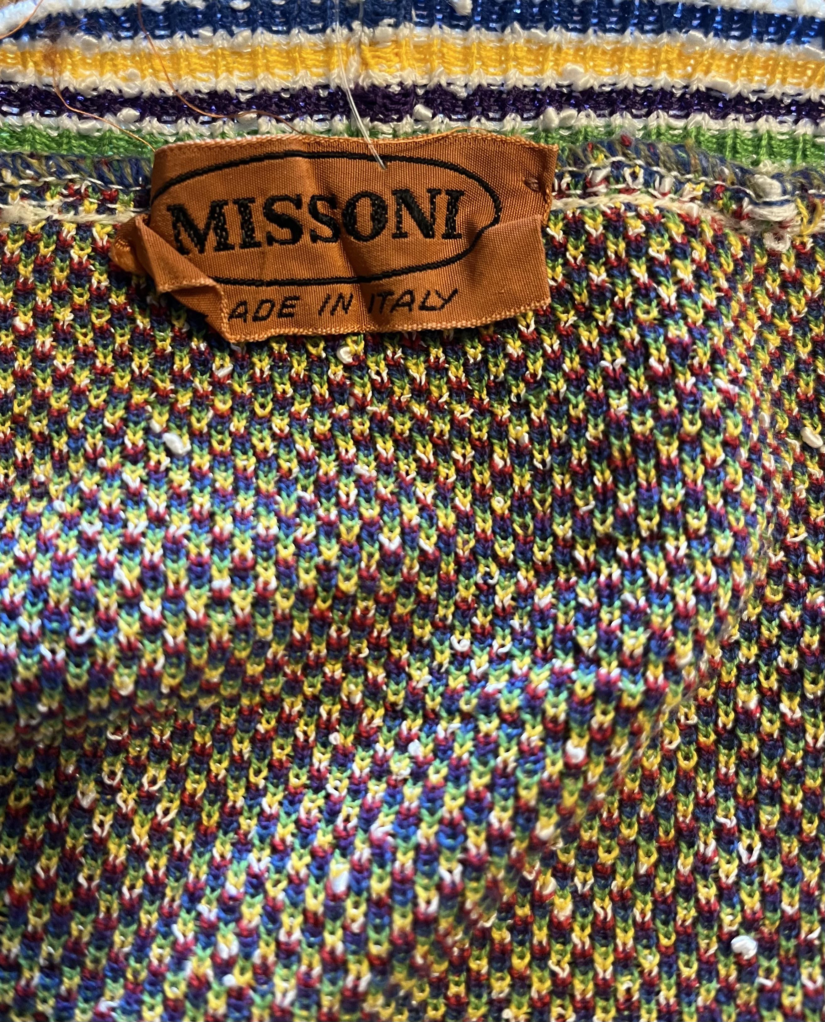 RARE Vintage MISSONI multi-coloured cardigan | Birdland RARE Vintage MISSONI multi-coloured cardigan | Birdland