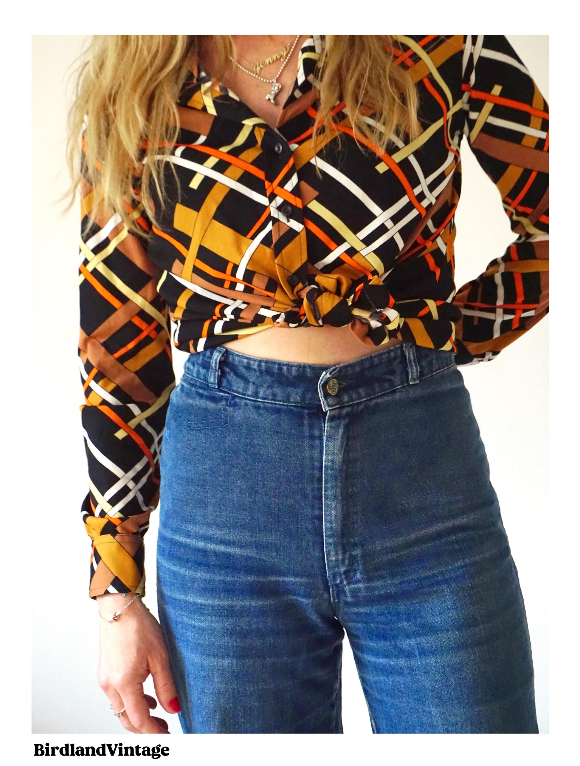 Vintage print shirt 70s