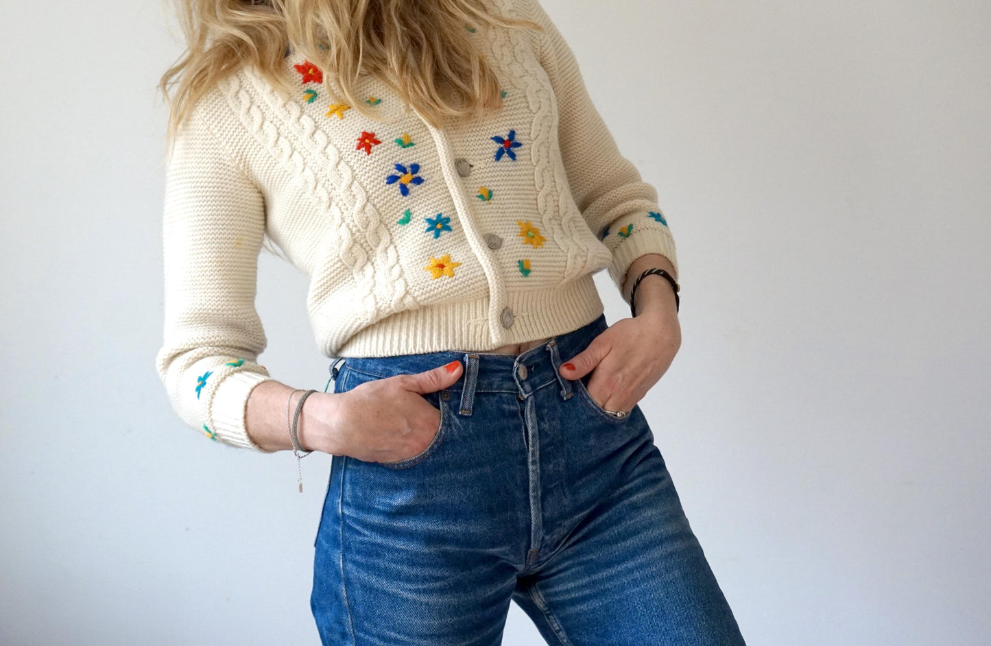 Vintage 80s Austrian cardigan