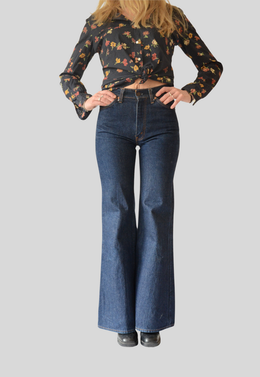 Vintage flare 70s Levi's jeans orange tab