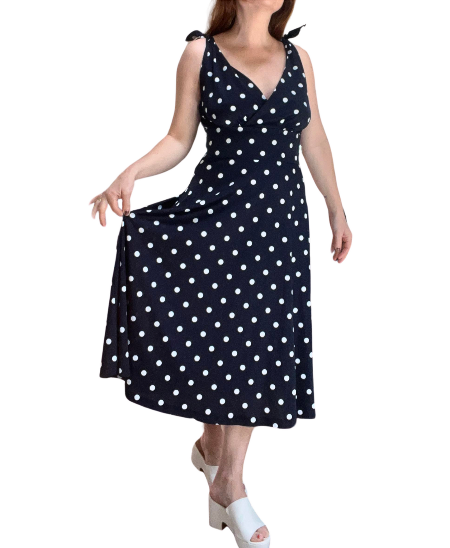 Vintage polka dot dress