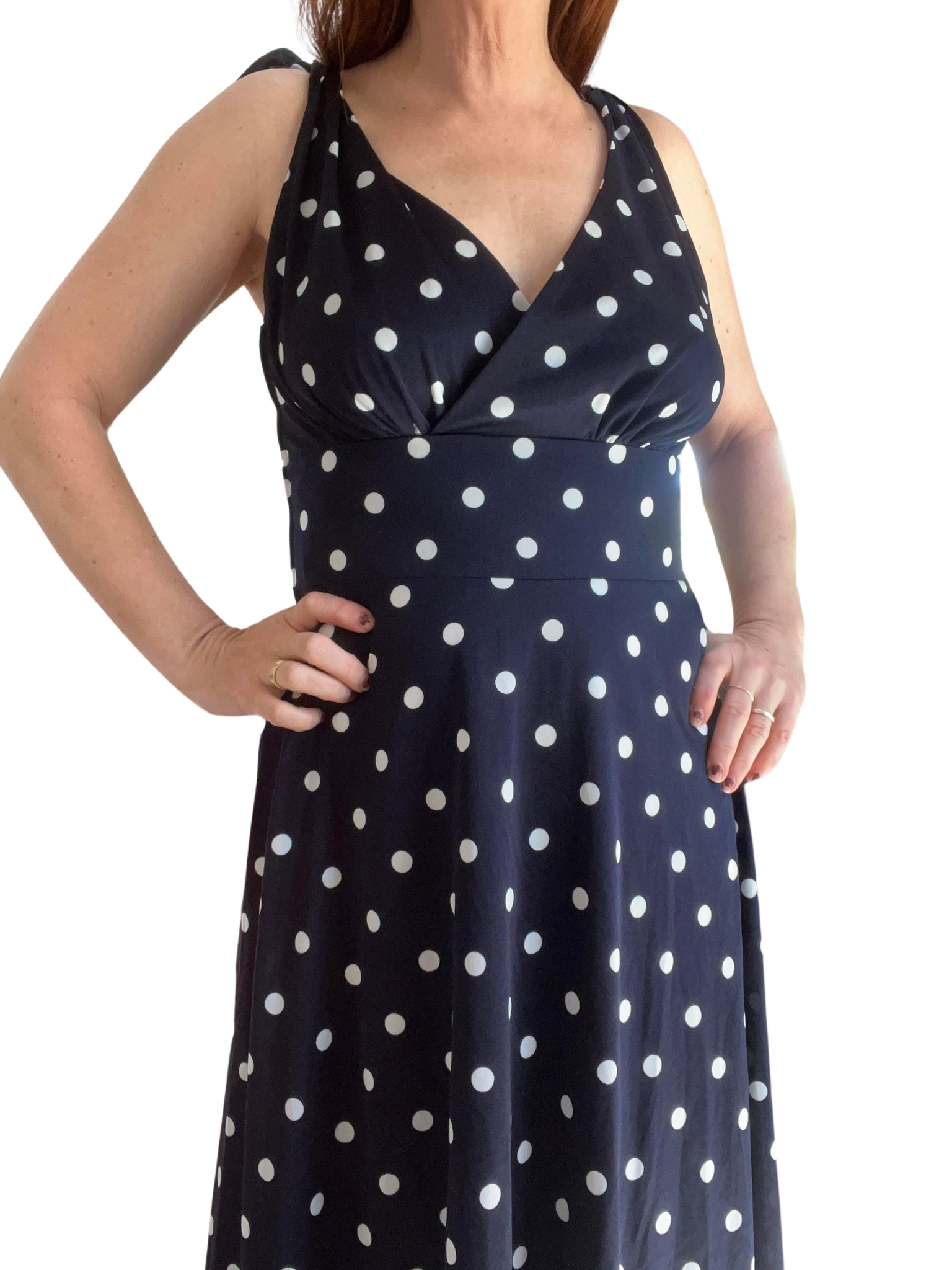 Vintage polka dot dress