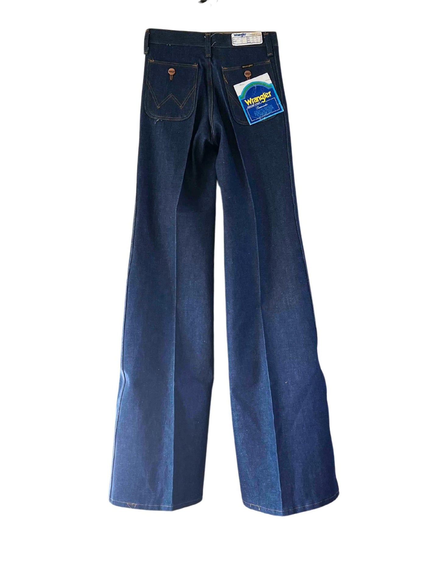 Vtg deadstock Wrangler jeans 70s high waist flare legs