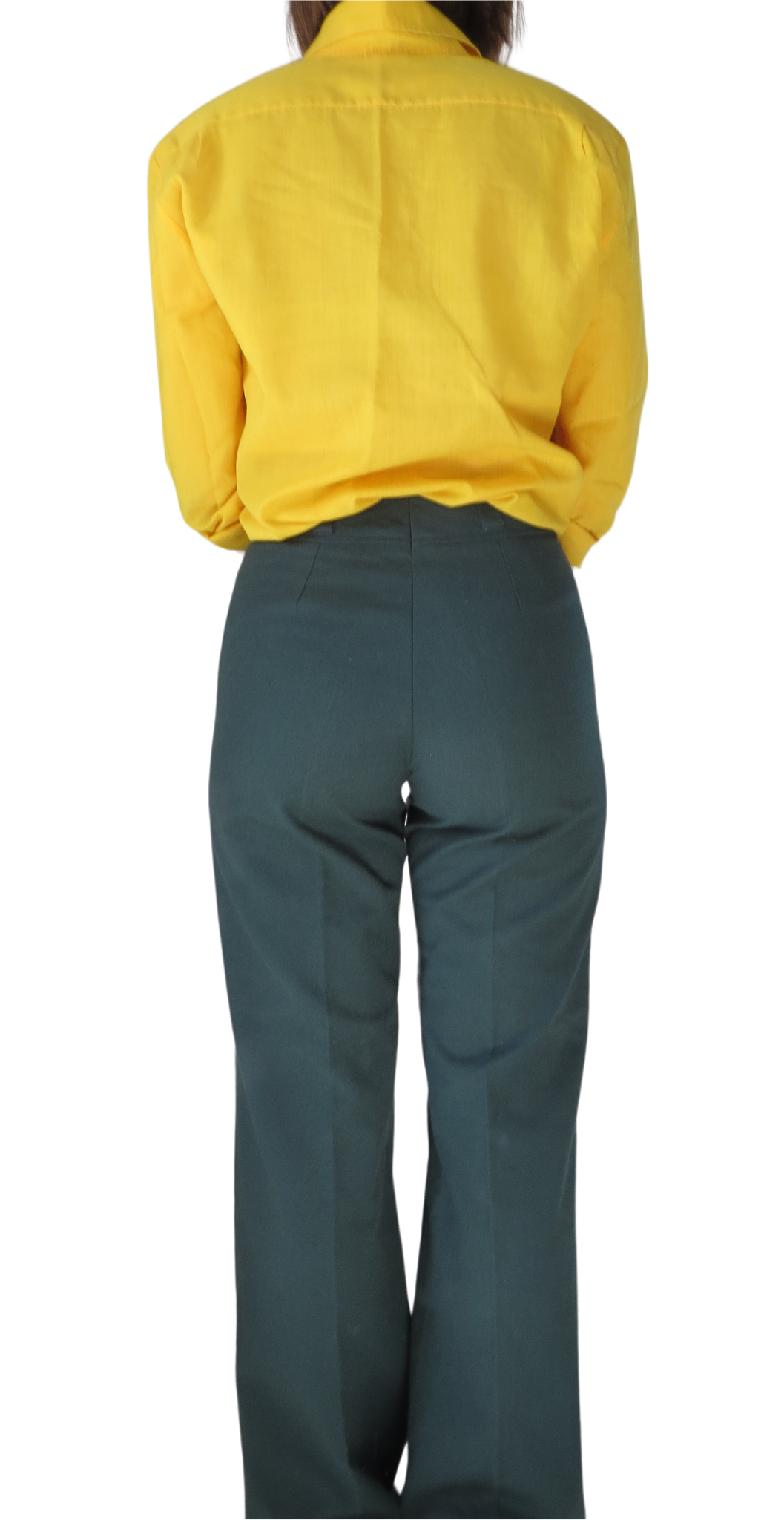 Vintage green 70s trousers